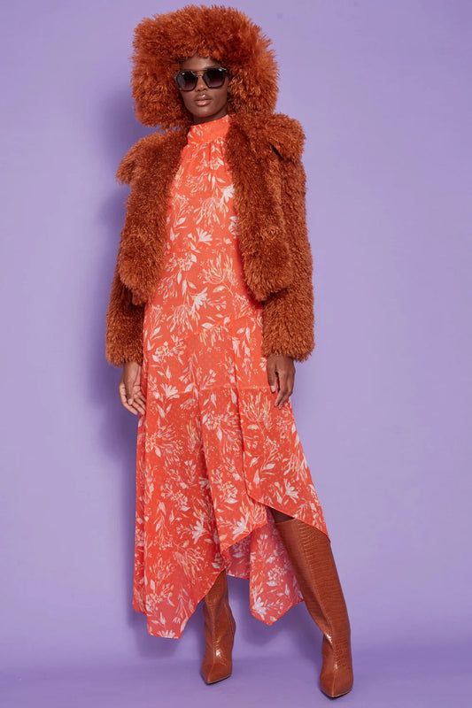 Pelliccia Elara - cioccolato