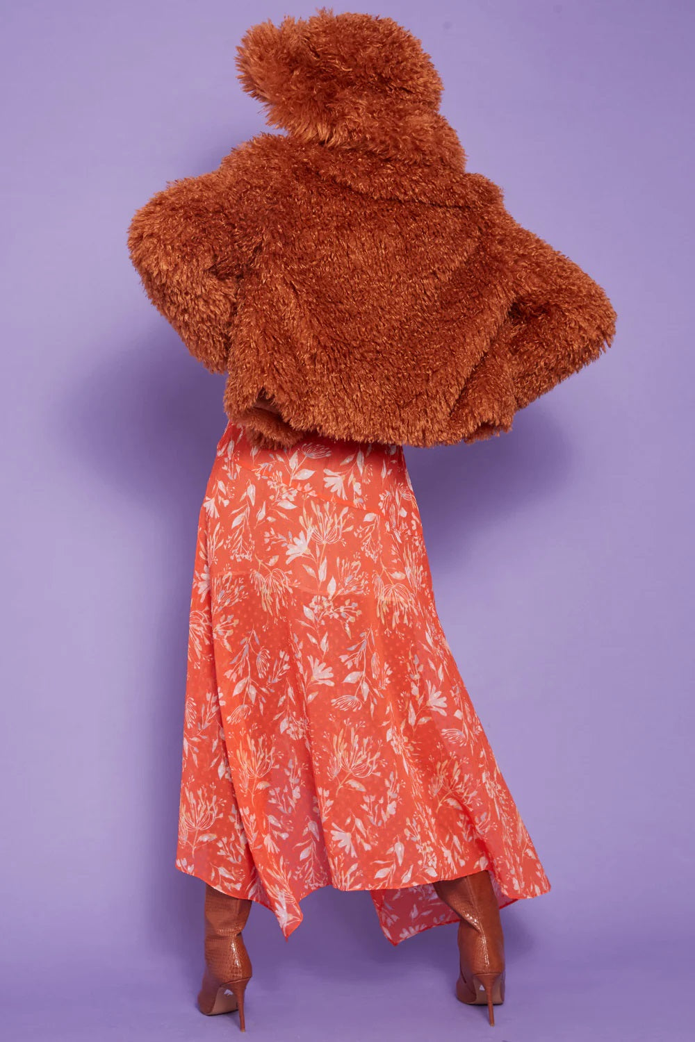 Pelliccia Elara - cioccolato